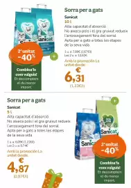 Folleto TiendAnimal Página 66: Saniclin - sorra per a gats €7,89
