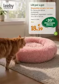 Folleto TiendAnimal Página 69: Leeby - llit per a gat €18,39
