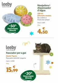 Folleto TiendAnimal Página 70: Leeby - rascador per a gat €15,99