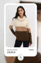 BonPrix katalog tydzień 42 Strona 8: Sweter z golfem €139,99