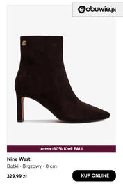 Eobuwie gazetka tydzień 42 Strona 10: Nine West Botki · Brązowy €329,99