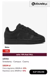 Eobuwie gazetka tydzień 42 Strona 7: Adidas Sneakersy · Campus · Czarny €339,99