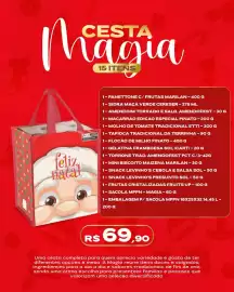 Encarte Rede Top Página 2: CESTA agi 15 ITENS feliz natal ALTO EM BORDURA SKTURADA ACECAR DENADO SOCIO 1- PANETTONE C/