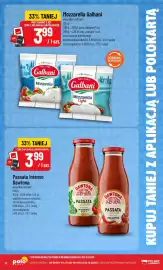 Polomarket gazetka tydzień 42 Strona 12: Passata Intenso włoskie zioła Dawtona €3,99, Mozzarella Galbani €3,99