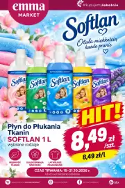 EMMA market gazetka tydzień 42 Strona 3: Płyn do płukania tkanin Softlan €8,49