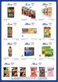 Carrefour catalogue Page 5: Organic Larder chopped tomato €5,00, Organic Larder rice cakes assorted €5,00