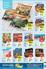 Catálogo Caprabo Página 8: Snickers / mars - gelat en barreta €3,39, La gula del norte - gules congelades €12,25