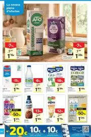 Catálogo Caprabo Página 9: Kaiku - llet sense lactosa semidesnatada €1,29, Puleva - batut de xocolata €1,99