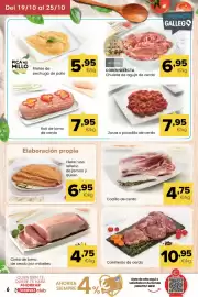 Folleto Autoservicios Familia Página 6: Filetes de pechuga de pollo €5,95, Cinta de lomo de cerdo por mitades €4,75