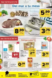 Folleto Autoservicios Familia Página 8: Rana - tortellini de jamon y queso €3,59, Rape €8,99