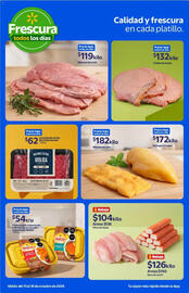 Folleto Walmart semana 42 Página 4: Filete de tilapia €104,00, Marketside carne molida de res €62,00