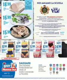 Volantino Iper Nonna Isa Pagina 24: Seppie nere €15,99, Filone di pesce spada €18,99