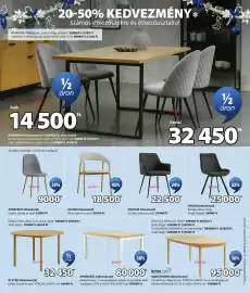 JYSK akciós újság Oldal 13: Ejsing etkezöszék €18.500,00, Purhus etkezoszek €22.500,00