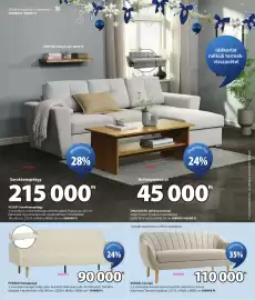JYSK akciós újság Oldal 15: Jysk egedal kanapé €110.000,00, Paradis kanapéágy €90.000,00