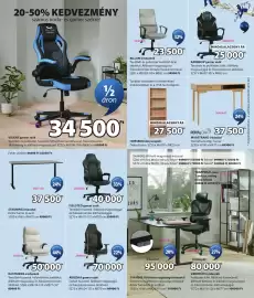 JYSK akciós újság Oldal 17: Randrup gamer szék €25.000,00, Billum irodaszék €23.500,00
