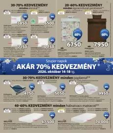 JYSK akciós újság Oldal 3: Kronborg barbo szatén ágyneműhuzat-garnitúra €7.950,00