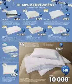 JYSK akciós újság Oldal 6: Wellpur kyrkja memory habiszivacs párná €11.450,00, Riska memory habszivacs párna €4.000,00