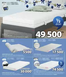 JYSK akciós újság Oldal 9: Banelva félkemény rugós matrac €30.000,00, Adamsfjorden matracvédő €5.500,00