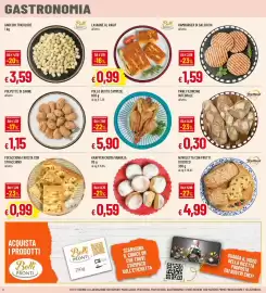 Volantino Famila Pagina 8: PANE FILONCINO INTEGRALE €0,30, POLPETTE DI CARNE €1,15