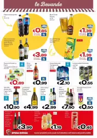 Volantino MAX Supermercati Pagina 13: Succhi di frutta La Doria €0,89, Vino rosso/bianco Duetto €2,99