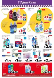 Volantino MAX Supermercati Pagina 15: Pril gel vari tipi €3,99, Candeggina delicata Omino Bianco €2,49