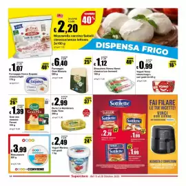Volantino Sì con te Superstore Pagina 12: Burro La Montanara Dalla Torre €2,99, Stracchino Nonno Nanni €1,12
