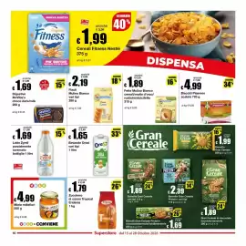 Volantino Sì con te Superstore Pagina 16: Fette Mulino Bianco ai Cereali €1,89, Flauti Mulino Bianco €2,19