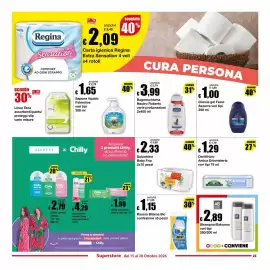 Volantino Sì con te Superstore Pagina 23: Salviettine Baby Fria €2,33, Bagnoschiuma Neutro Roberts €3,99