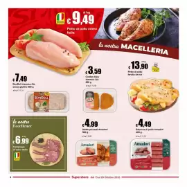 Volantino Sì con te Superstore Pagina 4: Petto di pollo farcito da noi €13,90, BonRoll classico Aia senza glutine €7,49