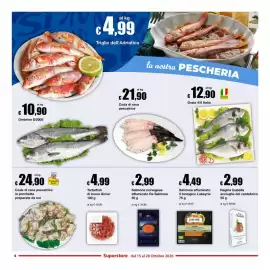Volantino Sì con te Superstore Pagina 6: Ombrina €10,90, Salmone norvegese affumicato Re Salmone €2,99