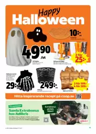 Stora Coop reklamblad vecka 43 Sida 11: Dan Grill Eldkorg €249,00, Björkved €369,00