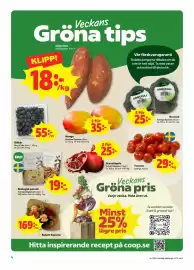 Stora Coop reklamblad vecka 43 Sida 4: Änglamark potatis €19,00, Tomater €29,00