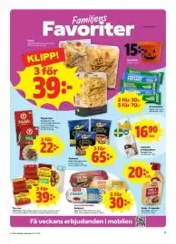 Stora Coop reklamblad vecka 43 Sida 9: Old El Paso tex mex €39,00, Aviko pommes €65,00