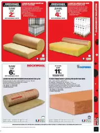 Catalogue Brico Dépôt | L'anniv à prix dépôt page 11: SOPREMA 4 PNX FIBRE BOIS €11,19, KRAFT Laine de verre revêtue €2,99