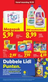 Lidl folder week 43 Pagina 11: Omo Waspodder €7,99, Glorix Toiletblokken €4,49