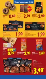 Lidl folder week 43 Pagina 20: Snack Day Popcorn €1,49, Deluxe Crème brûlée €1,99