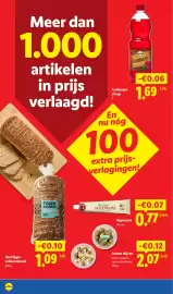 Lidl folder week 43 Pagina 28: Solevita Framboos siroop €1,69, Tijger volkorenbrood €1,09