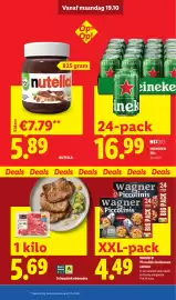 Lidl folder week 43 Pagina 3: Wagner Piccolinis €4,49, Schouderkarbonades €5,69