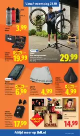 Lidl folder week 43 Pagina 31: Crivit Fiets montagestandaard €29,99, Crivit Koffer met fietsgereedschap €19,99