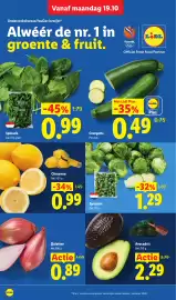 Lidl folder week 43 Pagina 4: Citroenen €0,99, Spruiten €1,29