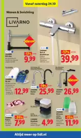 Lidl folder week 43 Pagina 43: Livarno Handdoek €4,99, Livarno Keukenkraan €25,99