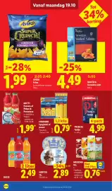 Lidl folder week 43 Pagina 8: Combino Spaghetti of penne €0,79, Mutti Passata of Polpa di Pomodoro €1,99