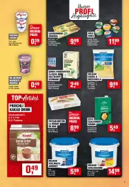 Handelshof Prospekt woche 43 Seite 9: EDEKA FOODSERVICE CLASSIC HALTBARER SCHMAND €2,49, MILRAM Schlagsahne €14,99