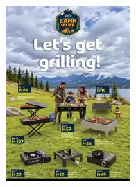 Nesto catalogue Page 6: #119 #89 شواية باربيكيو مع ستاند BBQ With Stand asstd. 30x60cm نستو NESTO أجواء المخيم CAMP VIBE