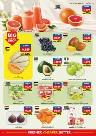 Viva leaflet week 42 Page 4: 4 BIG -PRICE- DROP Jordan Đ599 #3.99 SAVE 33% شمام Rock Melon 1kg South Africa Kenya South