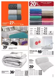 Catálogo E.Leclerc Página 3: EDREDÓN NÓRDICO ESTAMPADO. 240 x 220 cm. 27€ LA UNIDAD ,76 También disponible: 260 x 240 cm
