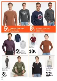 Catálogo E.Leclerc Página 6: BORN TO RIDE leam € CAMISETA CABALLERO. 5€ ,95 Tallas: Sa 3XL. LA UNIDAD Modelos surtidos. 8€5