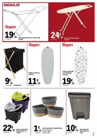 Catálogo E.Leclerc Página 9: MENAJE Rayen 19€95 LA UNIDAD TENDEDERO CON ALAS LACADO 19M "RAYEN". 9€ ,95 LA UNIDAD PONGOTODO