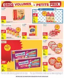 Catalogue Carrefour | Gros volumes = petits prix page 14: Babybel Mini €4,59, PRÉSIDENT Coulommiers €5,70