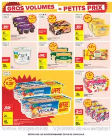 Catalogue Carrefour | Gros volumes = petits prix page 16: Activia €2,72, ANDROS Desserts Fruitiers €3,55
